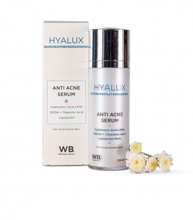 Сыворотка анти-акне Woman's Bliss Hyalux Anti Acne Serum