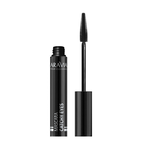 Тушь для удлинения и подкручивания ресниц (черная) Aravia Catchy Eyes 02 mascara curly, 10 мл Тушь для удлинения и подкручивания ресниц (черная) Aravia Catchy Eyes 02 mascara curly, 10 мл