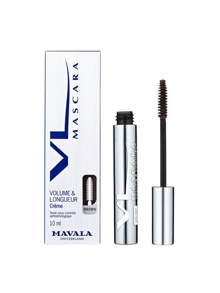 Тушь кремовая Объем, Длина и Восстановление Коричневая 10 мл Mavala Mascara VL Creamy Brown, 10 мл Тушь кремовая Объем, Длина и Восстановление Коричневая 10 мл Mavala Mascara VL Creamy Brown, 10 мл