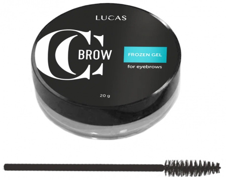 Средство для укладки бровей с эффектом ламинирования Lucas Cosmetics Frozen gel, CC Brow 20гр