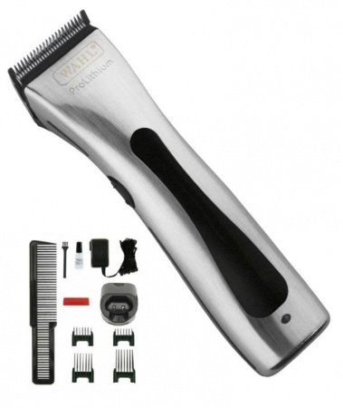 Машинка для стрижки волос Wahl 8843-L (4212-0470) Hair Clipper Prolithium Beretto Silver