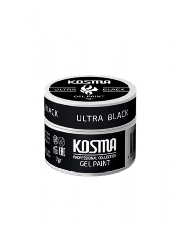 Гель-краска Ультра черная Kosma Gel Paint Ultra Black