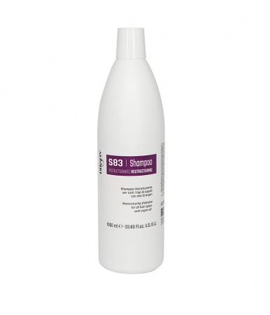 Восстанавливающий шампунь для всех типов волос  с аргановым маслом Dikson Treat shampoo ristrutturante S83, 980 мл