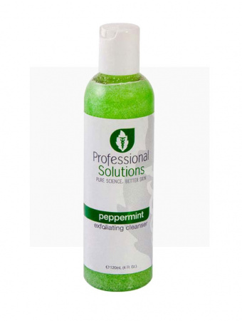 Очищающий скраб с содержанием перечной мяты Professional Solutions Peppermint Exfoliating Cleanser