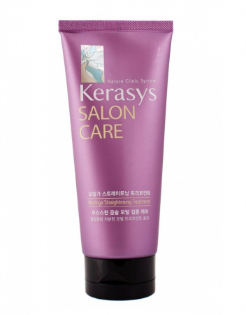 Маска для выпрямления волос Kerasys Salon Care Moringa Straightening Treatment