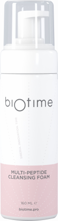 Мультипептидная очищающая пенка Biotime MULTI-PEPTIDE CLEANSING FOAM, 160 мл