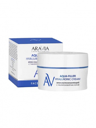 Крем ультраувлажняющий с гиалуроновой кислотой Aravia Laboratories Aqua-Filler Hyaluronic Cream