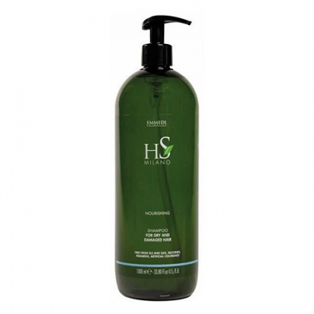 Шампунь для сухих и ослабленных волос Dikson HS Milano  Shampoo nourishing for dry and damaged hair, 1000 мл.
