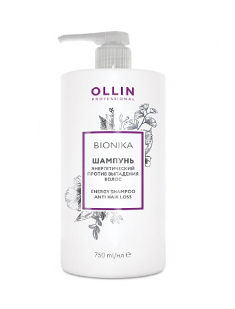 Шампунь энергетический против выпадения волос OLLIN Professional,750мл