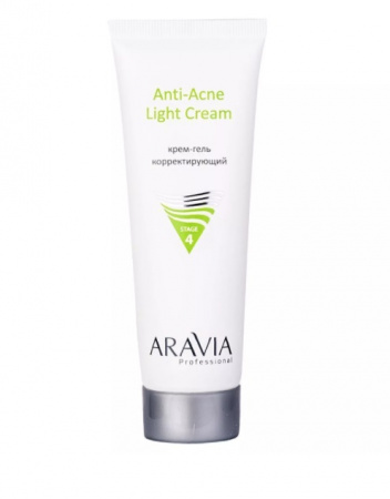 Крем-гель корректирующий для жирной и проблемной кожи Aravia Professional Anti-Acne Light Cream, 50 мл