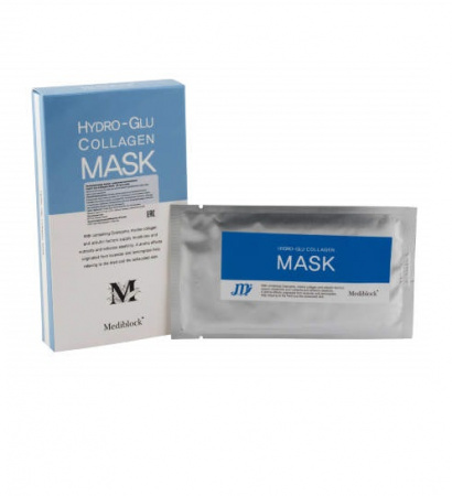 Увлажняющая маска с морским коллагеном Mediblock Hydro Glu-Collagen Mask