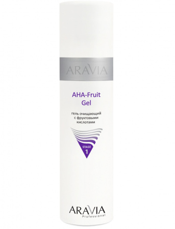 Гель очищающий с фруктовыми кислотами Aravia AHA Fruit Gel
