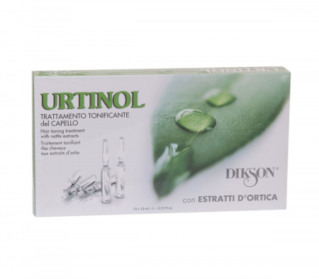 Тонизирующий комплекс с экстрактом крапивы против жирности кожи головы и себореи Dikson URTINOL