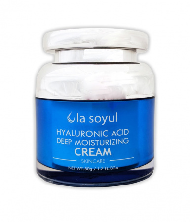 Крем с гиалуроновой кислотой для глубокого увлажнения кожи La Soyul Luxury Hyaluronic Acid Deep Moisturizing Cream