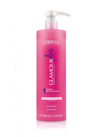 Подготовительный шампунь Cadiveu Professional Glamour Plus Pre Restructuring Shampoo