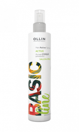 Актив-спрей для волос OLLIN Professional Basic Line Hair Active Spray, 250 мл