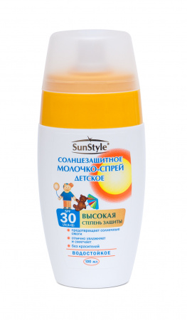 Детское молочко-спрей солнцезащитное SunStyle SPF-30 UV (A+B)